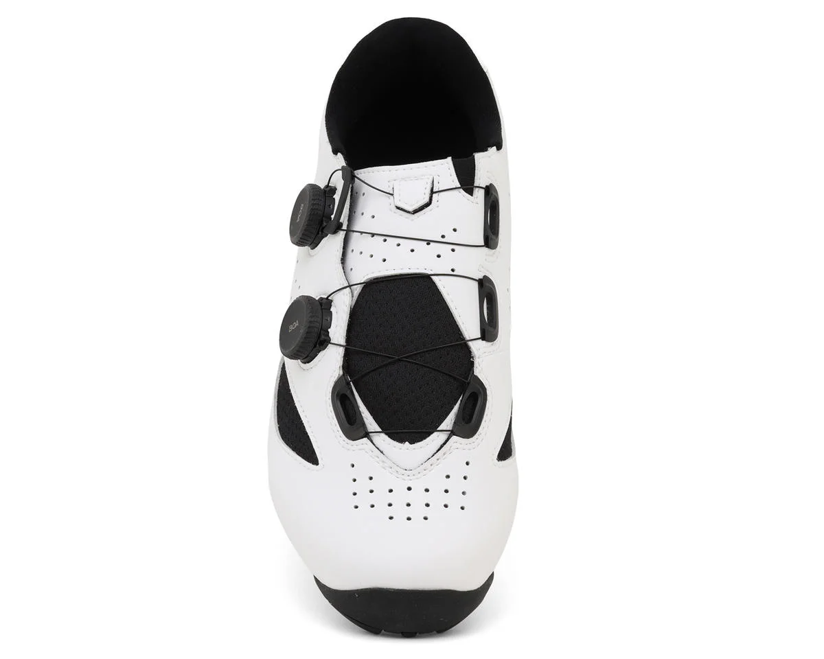 Lake Cycling MX239-X Gravel Shoes (White/Black) (Wide Width) (43) (Wide)